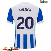 Camisa de Futebol Brighton James Milner #20 Equipamento Principal 2025-26 Manga Curta